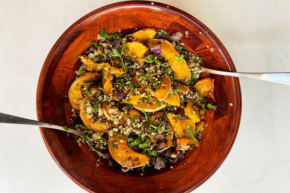Super-Salad-of-Butternut-Squash,-Quinoa-and-Lentils-1