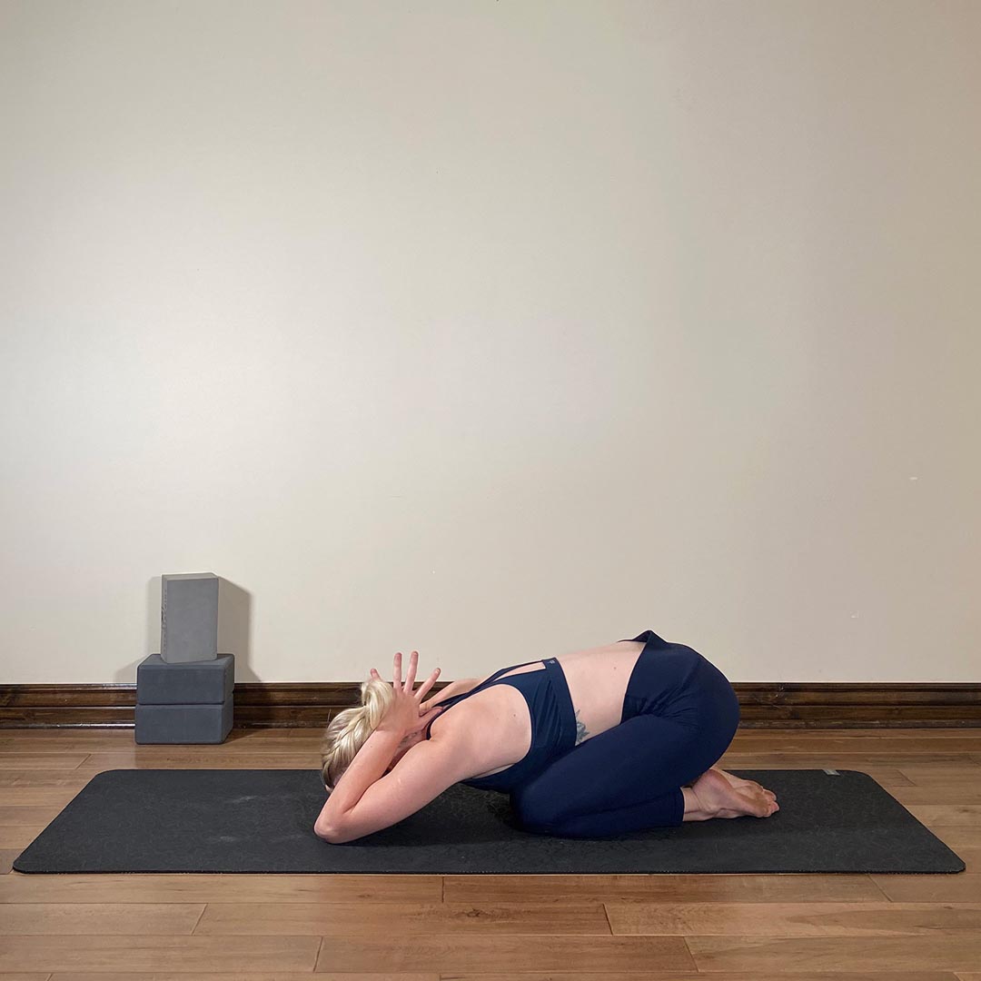 Child's Pose Variation Hands, Balasana