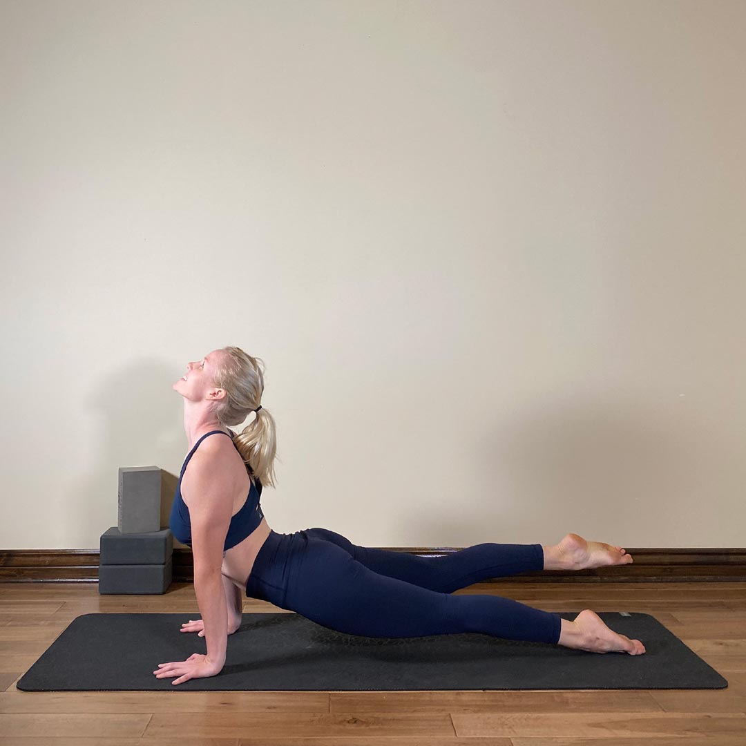 Vishama Eka Pada Urdhva Mukha Svanasana
