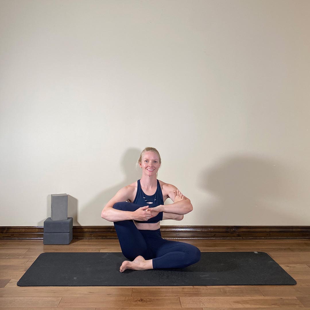 Baby Cardle Pose, Hindolasana