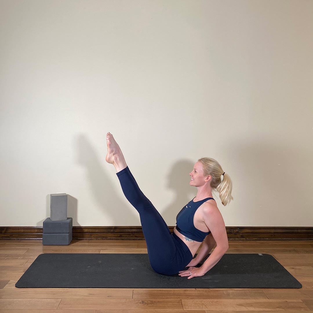 Supported Boat Pose, Salamba Navasana
