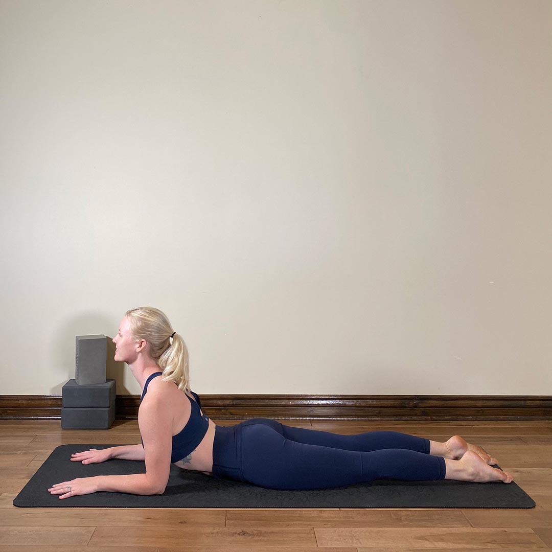 Supported Cobra Pose, Salamba Bhujangasana